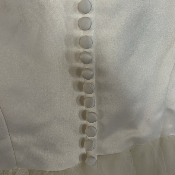 David’s Bridal Party DRESS in ivory. Size 2T. - Picture 4 of 7
